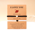 Set de Pulseras Corazón Blanco