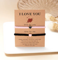 Set de Pulseras Corazón Rosa